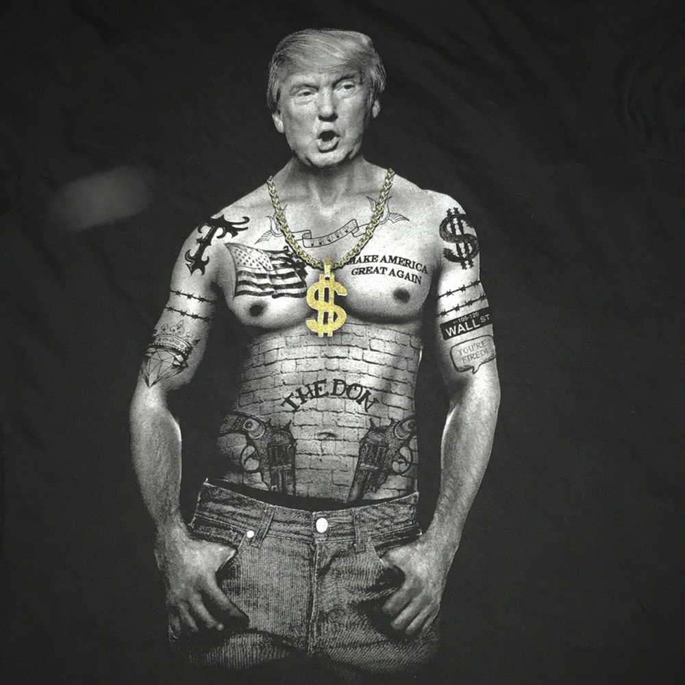 Size large sexy trump shirt *more like squirt*